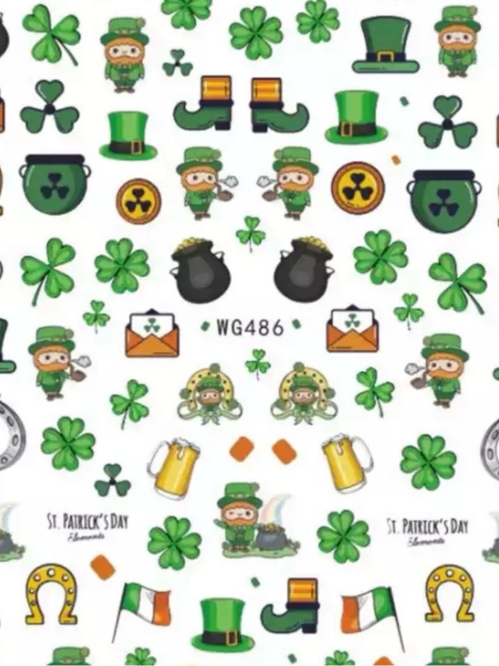 $1 St. Patrick's Day Party Sticker Sheet $1 WITH ANY $10 ORDER OR MORE